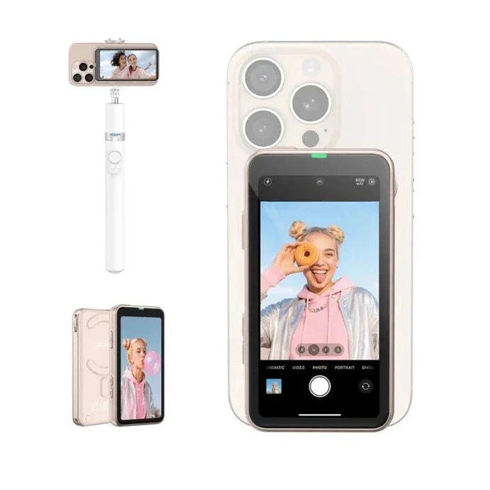 TELESIN magnetic selfie and vlog monitor screen for smartphones
