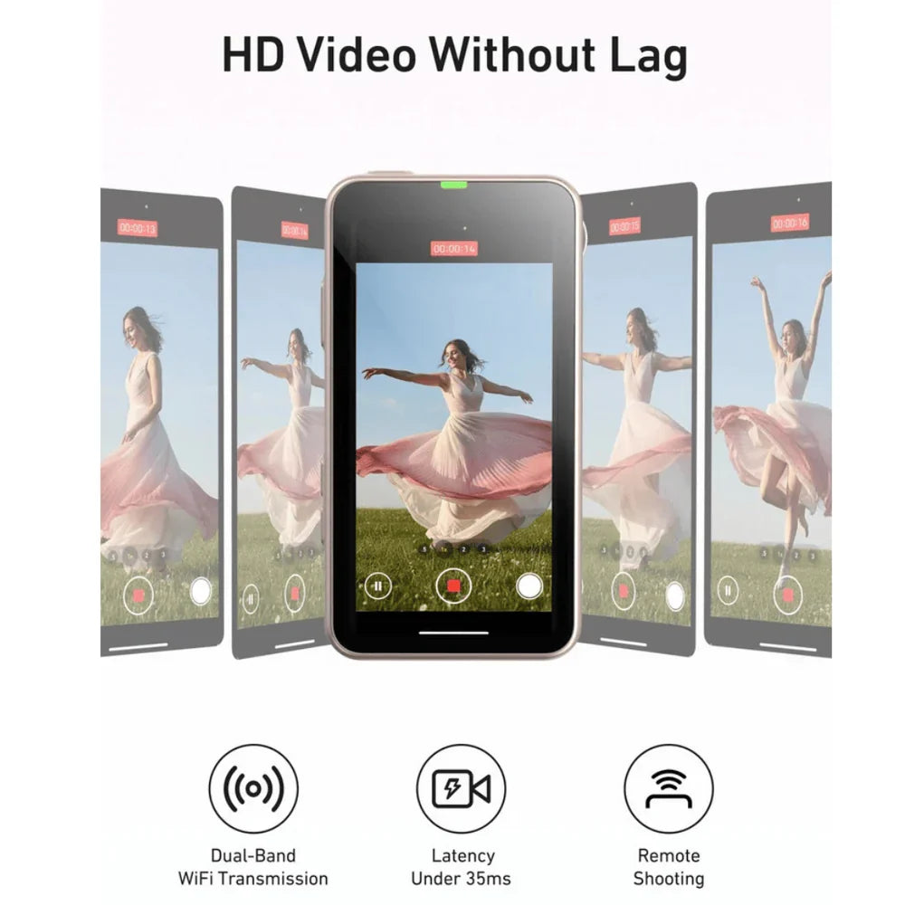 TELESIN phone monitor screen for TikTok and YouTube creators