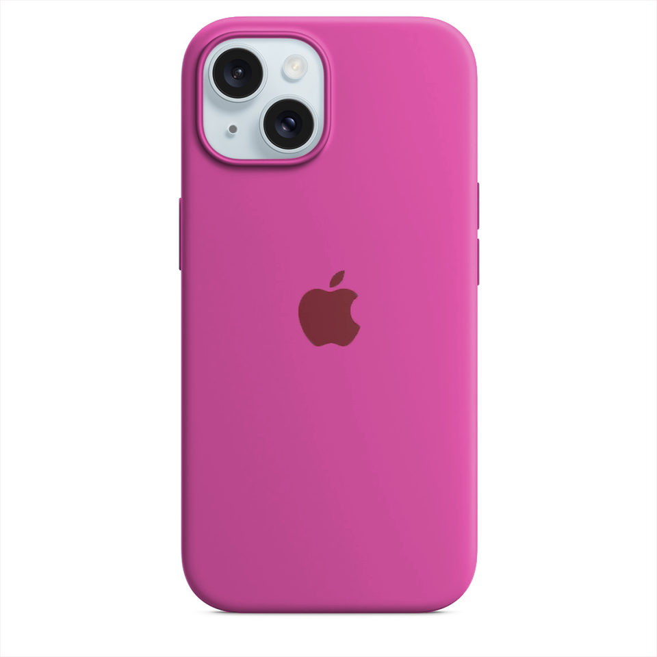 iPhone 16 Plus silicone case front view multiple colors