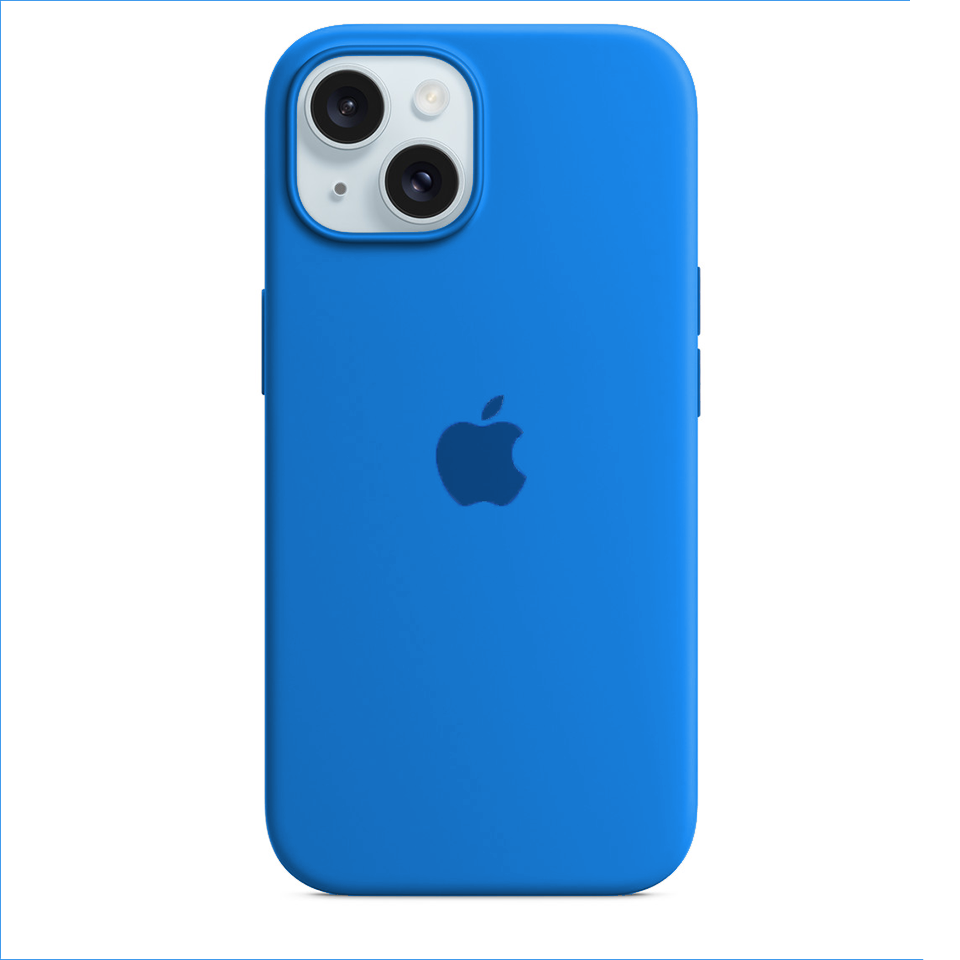 iPhone 15 Plus Silicone Case – Vintage Rose Color