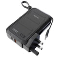 Porodo 10000mAh wall charger power bank with built-in plug
