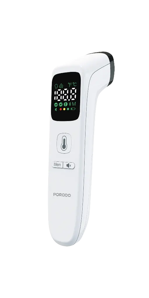 Porodo LiveOn Thermometer – Non-Contact Forehead Reading