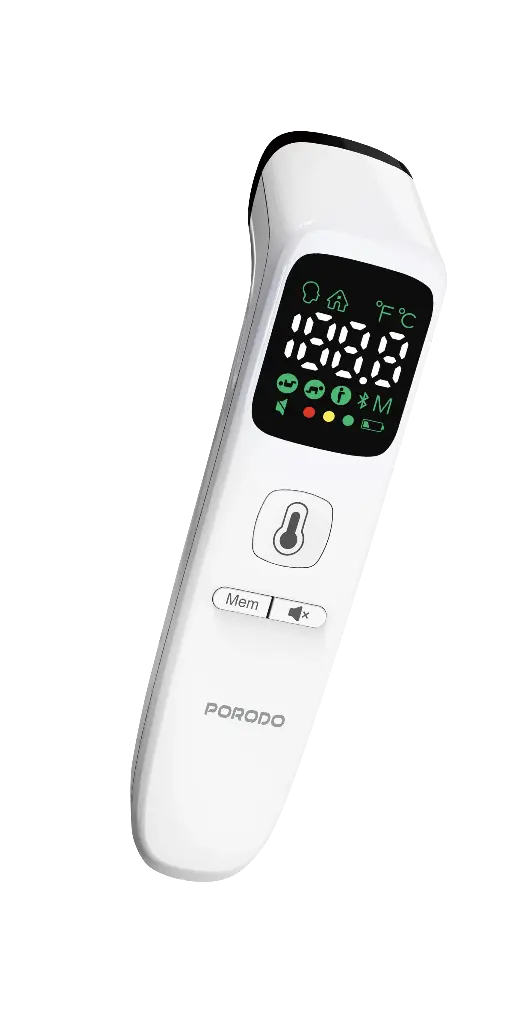 Porodo LiveOn Infrared Thermometer White – Retail Packaging
