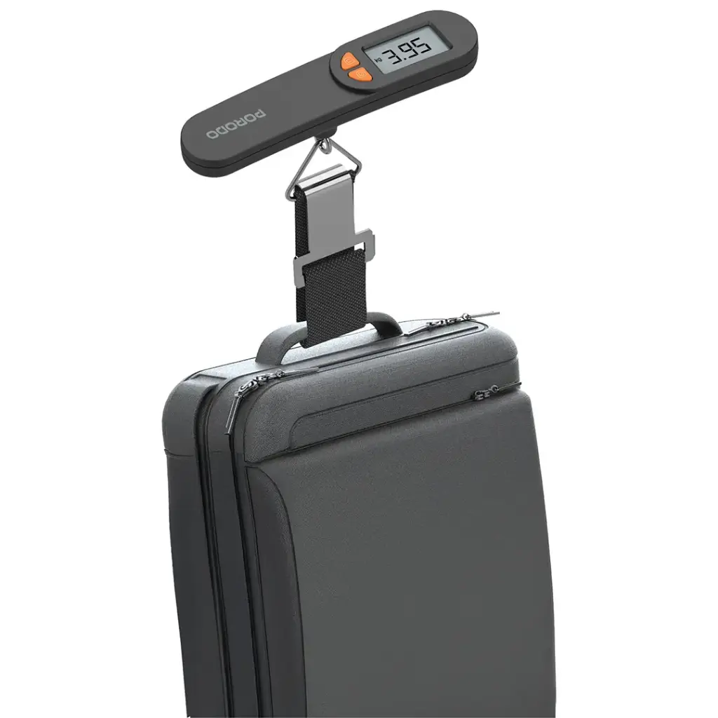 Porodo Accuscale Luggage Scale Black – High Precision Sensor
