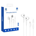 LITO LF01L Lightning AUX earphones front view