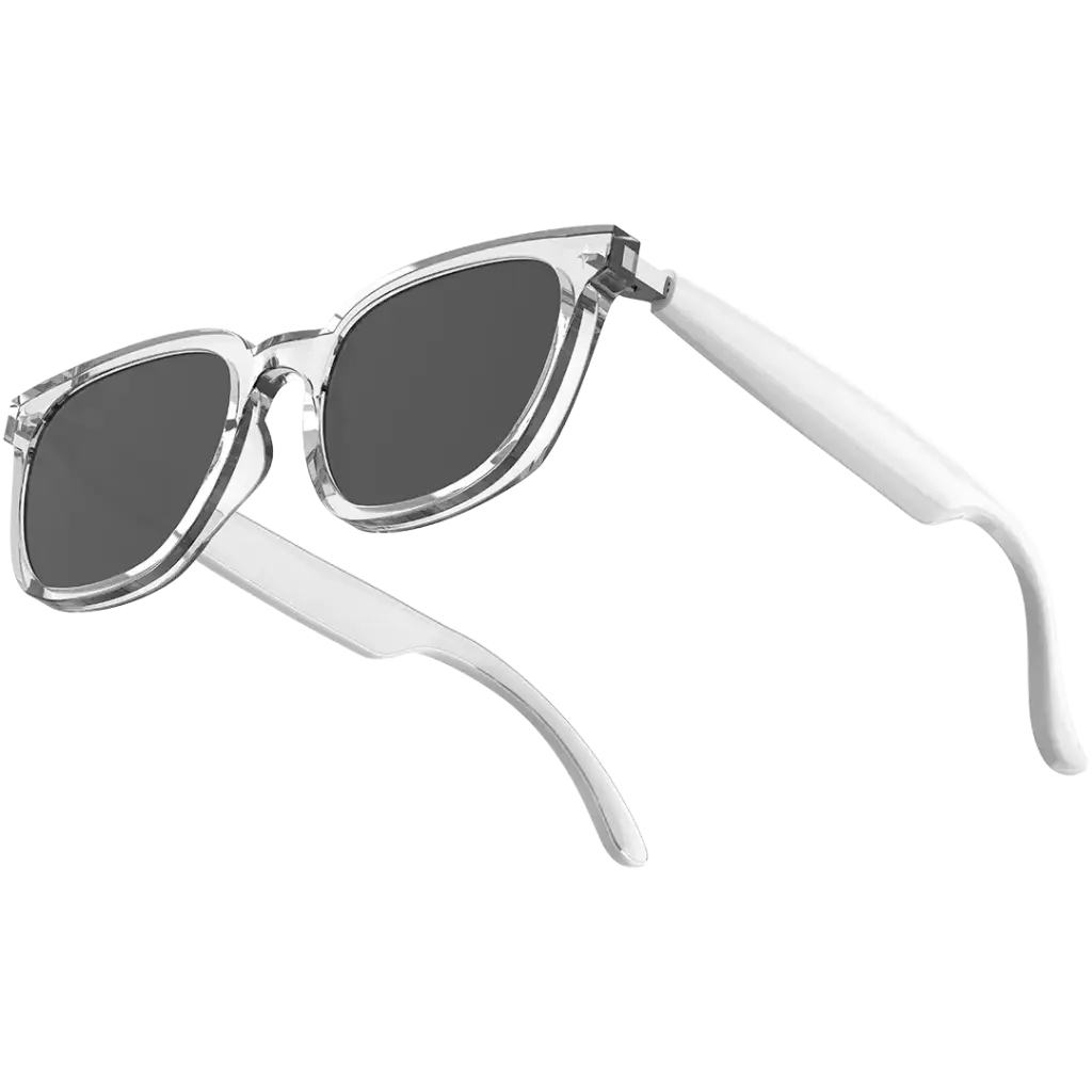Powerology Nice Smart Audio Sunglasses – Transparent