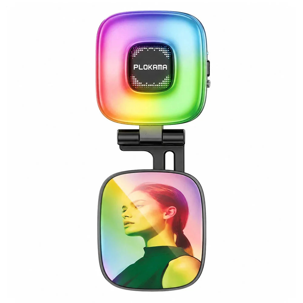 Plokama ML-50 Pro LED fill light – magnetic back, Type-C charging, 76g