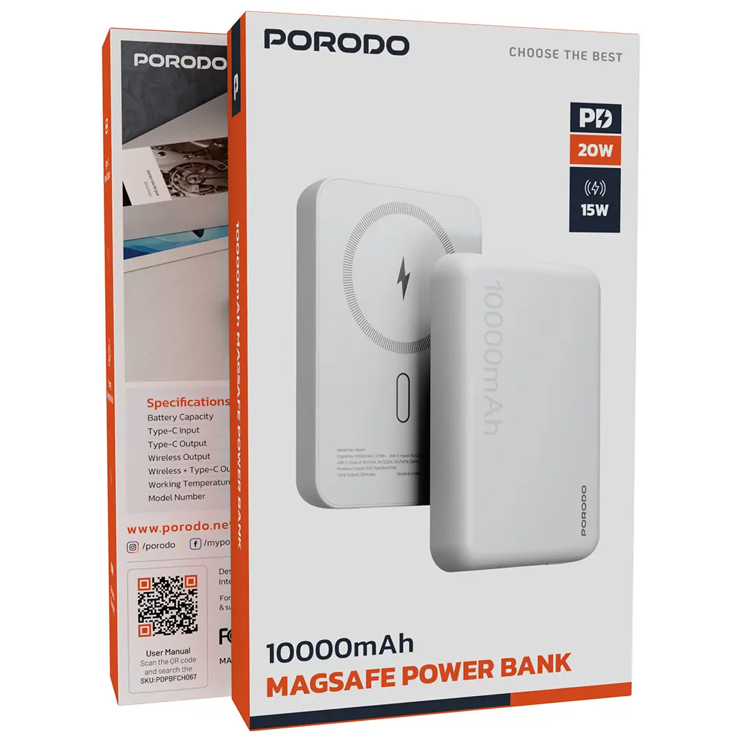 Porodo 10000mAh MagSafe Power Bank