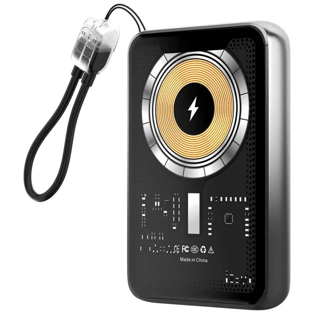 Porodo Arcadevolt Power Bank Black – 2.8 Inch Game Screen