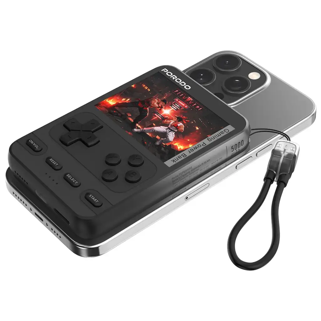 Porodo Arcadevolt MagSafe Power Bank Black – D-Pad Controls