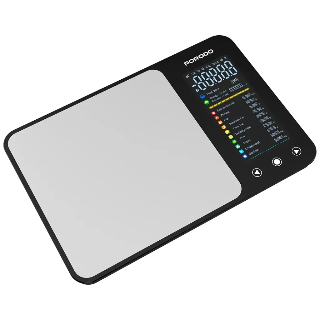 Porodo Kalio tempered glass smart kitchen scale