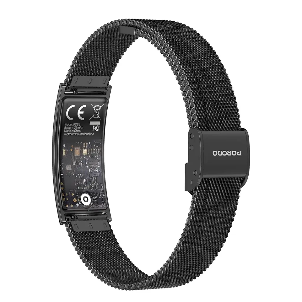 Porodo TrackFit Plus Fitness Tracker Back