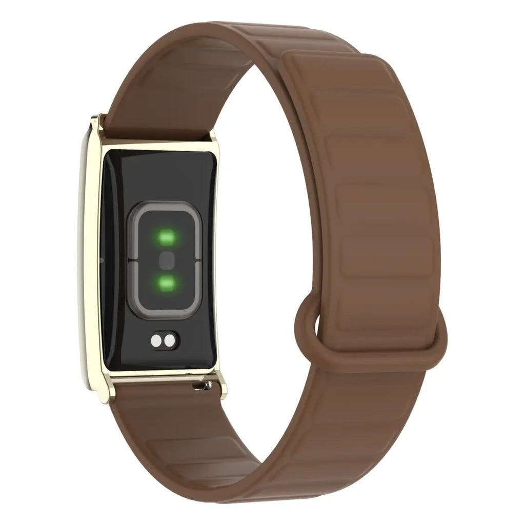 Porodo TrackFit X smart bracelet fitness tracker - Brown Back 