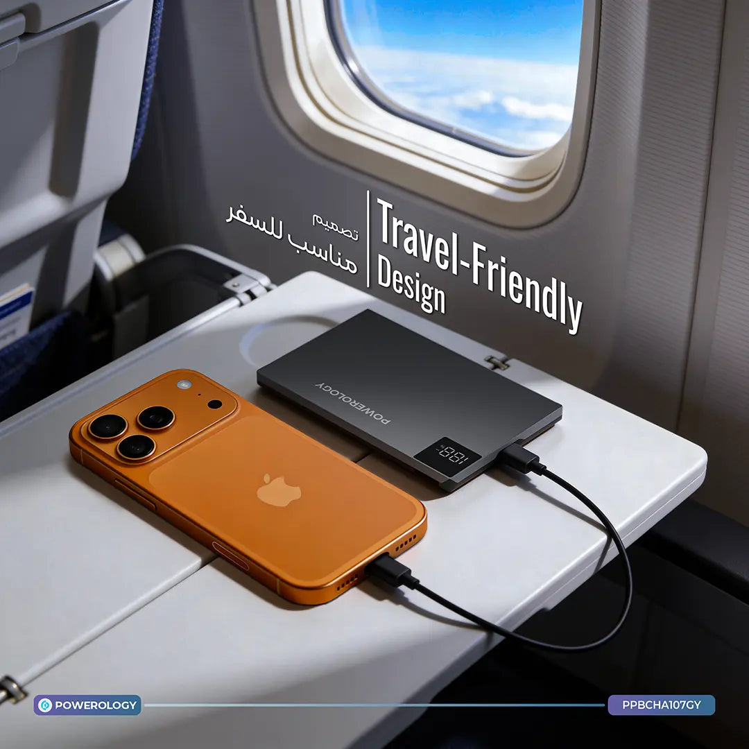 Powerology Tender – digital LED charge percentage display