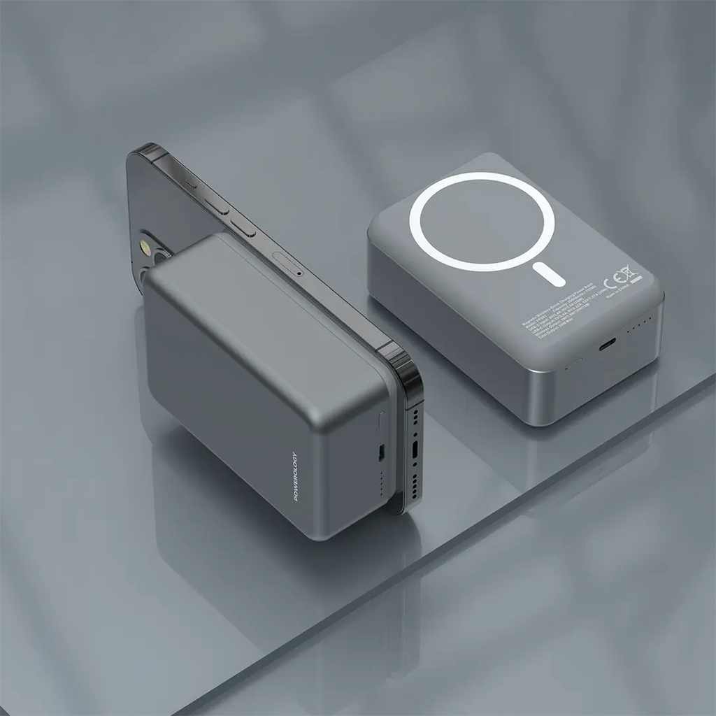 Powerology 30000mAh MagSafe Aluminum Power Bank - Black
