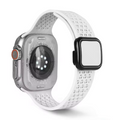 Chunky chain rubber strap white color Apple Watch