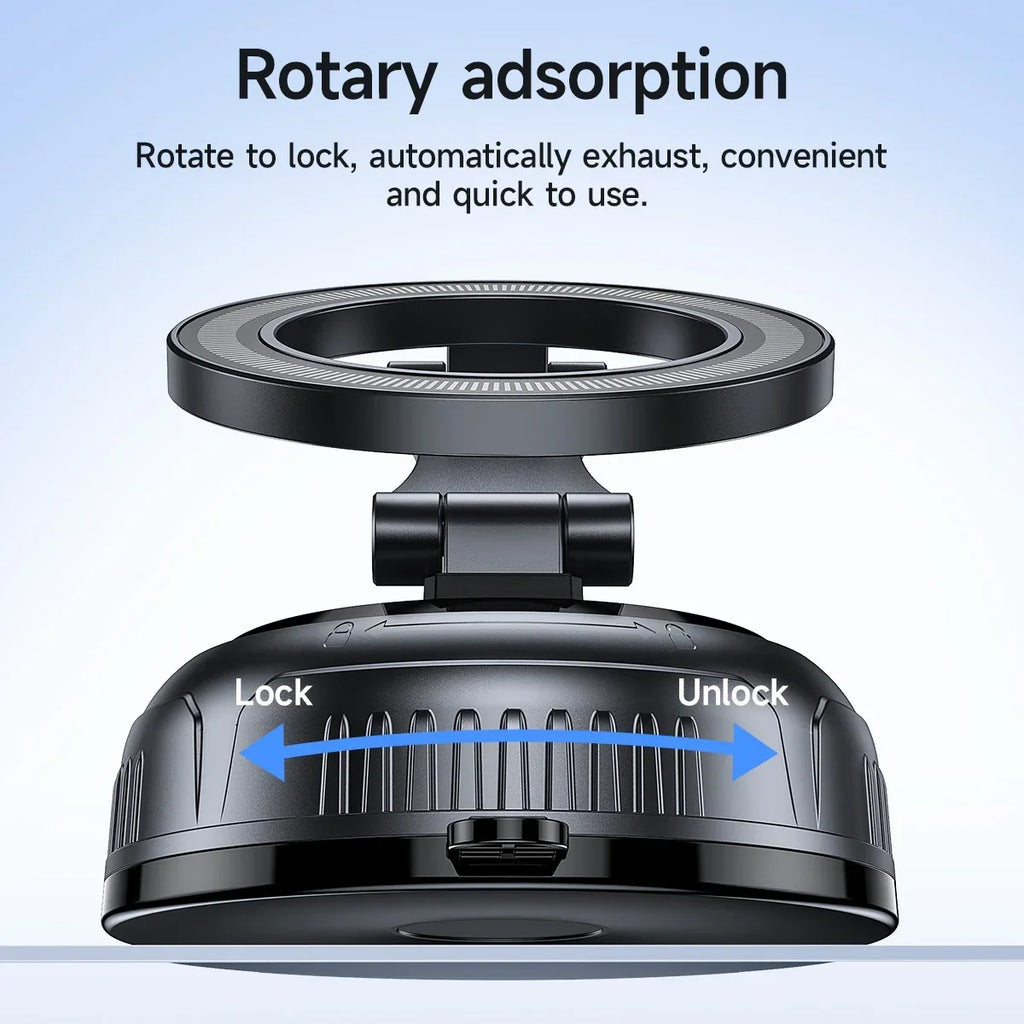 HOCO H92 suction car mount – manual adjust knobs and jointed arm