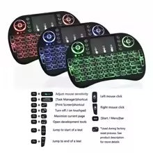 Backlit mini keyboard RGB backlight on in dark