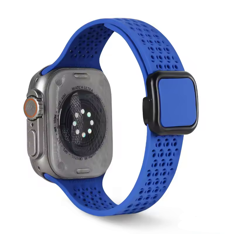 Chunky chain rubber band color options Apple Watch