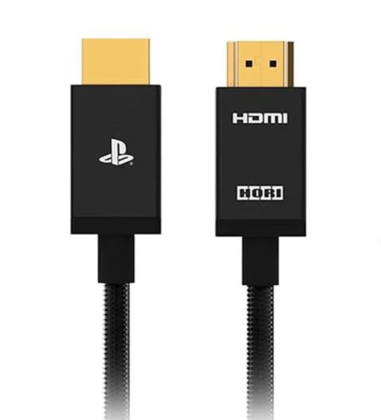 HORI Sony licensed HDMI cable 48Gbps 8K connector detail