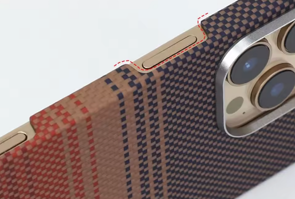 Black Knit MagSafe Case iPhone – On iPhone 17 Pro