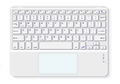 Wireless touchpad keyboard Arabic English 10-inch front view