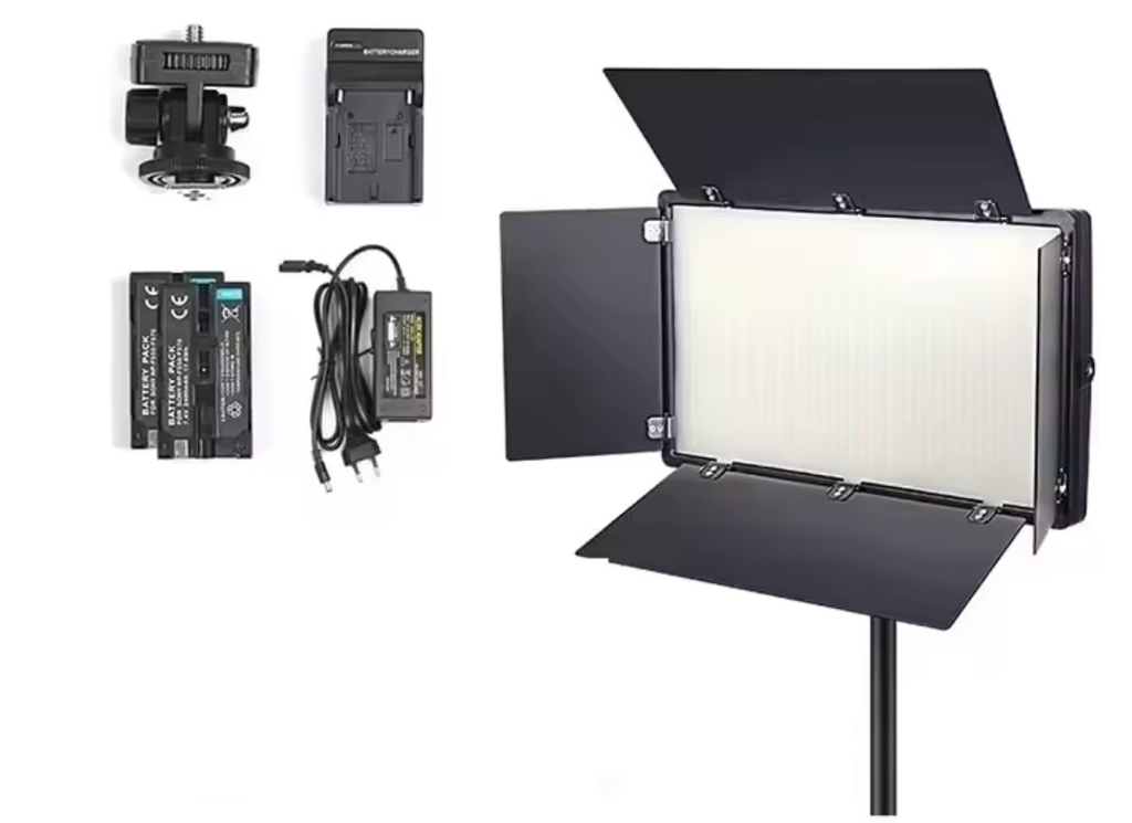 LED U800 Complete Studio Bundle – Light Kit + Dual Battery Pack