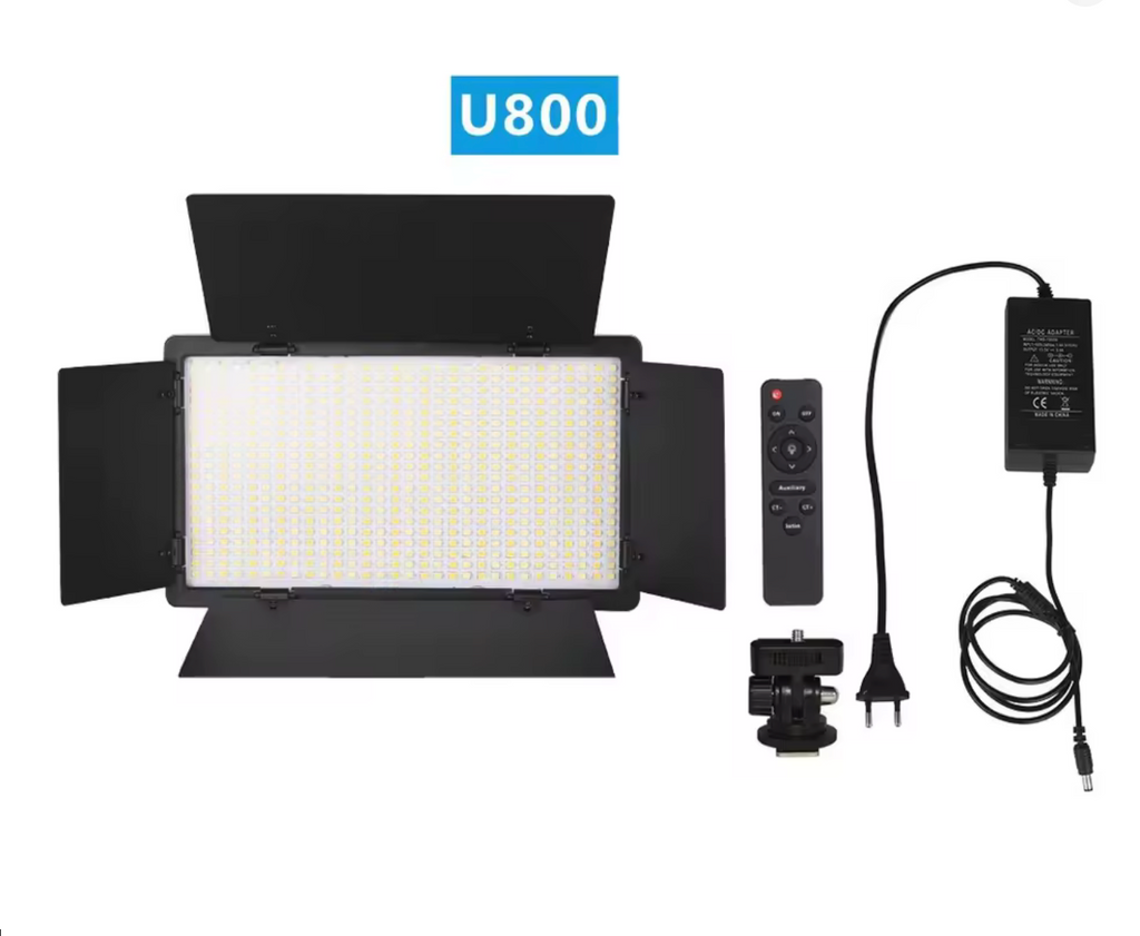 LED U800 Complete Studio Bundle – Light Kit + Dual Battery Pack
