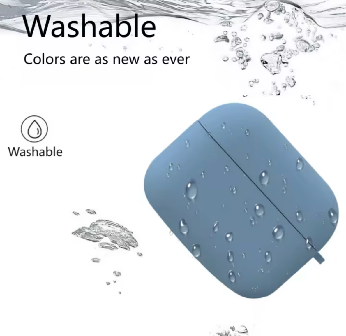 AirPods Pro 3rd gen silicone case wireless charging compatible