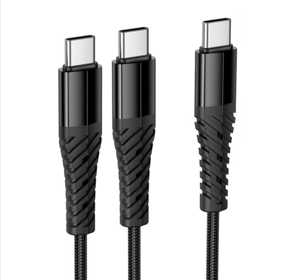 2-in-1 USB-C to USB-C Cable 1M HOCO X123
