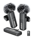 Plokama VM-20 dual wireless lavalier microphone set for smartphones
