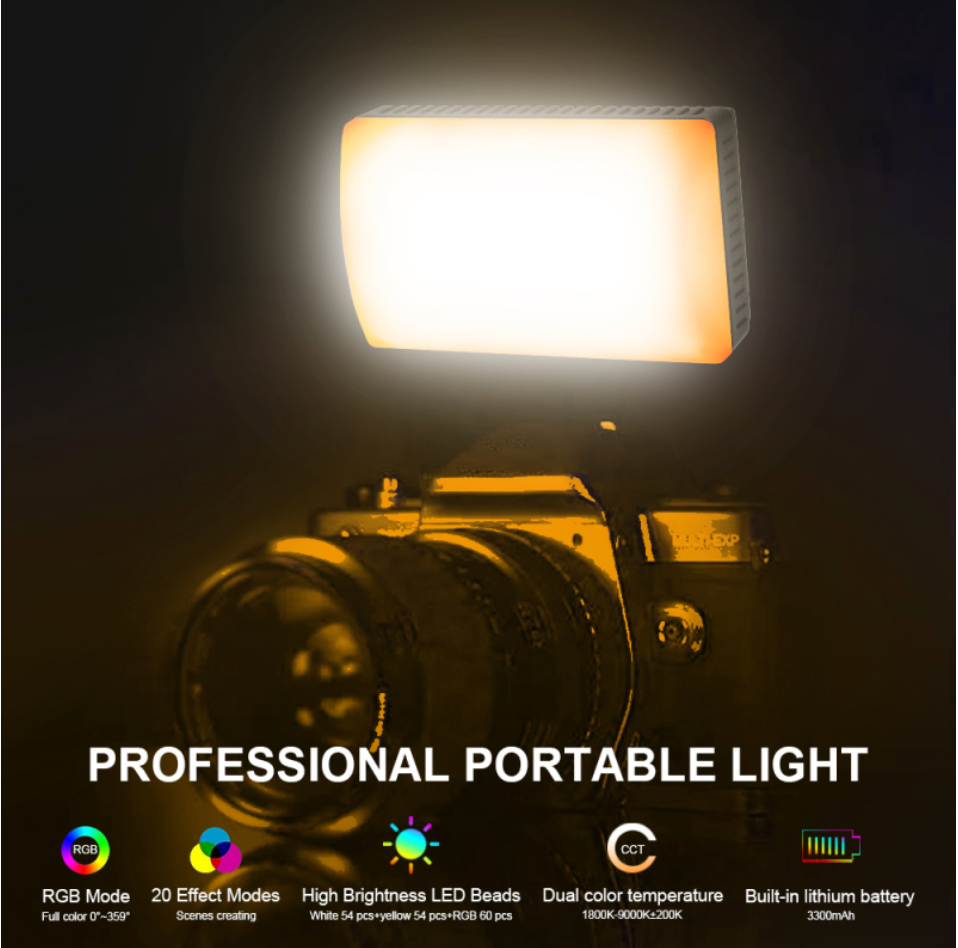 RGB Video Fill Light JMARY FM-180RGB