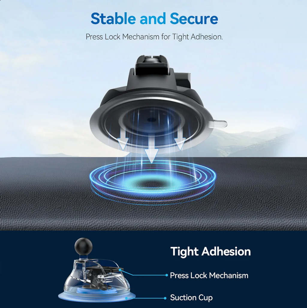 TELESIN Magnetic Car Phone Mount - Overview