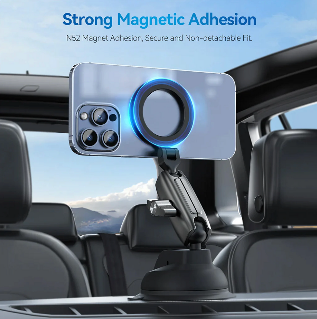 TELESIN Magnetic Car Mount - Dashboard View
