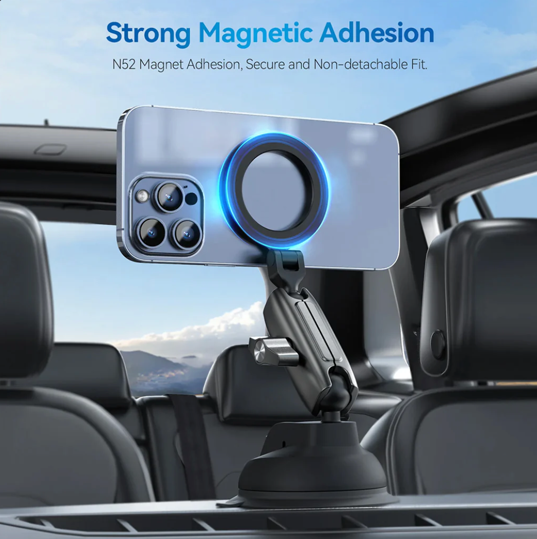 TELESIN Magnetic Car Mount - Dashboard View