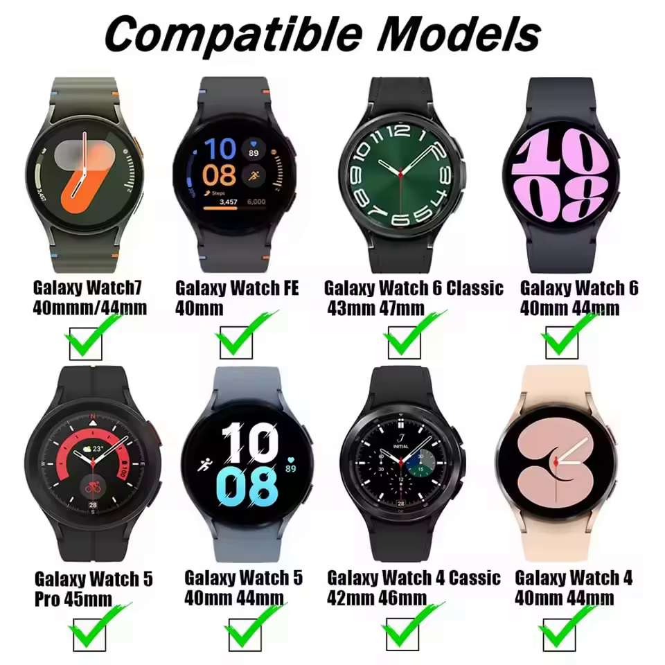 Premium Leather Magnetic Band | Samsung Galaxy & Huawei Compatible