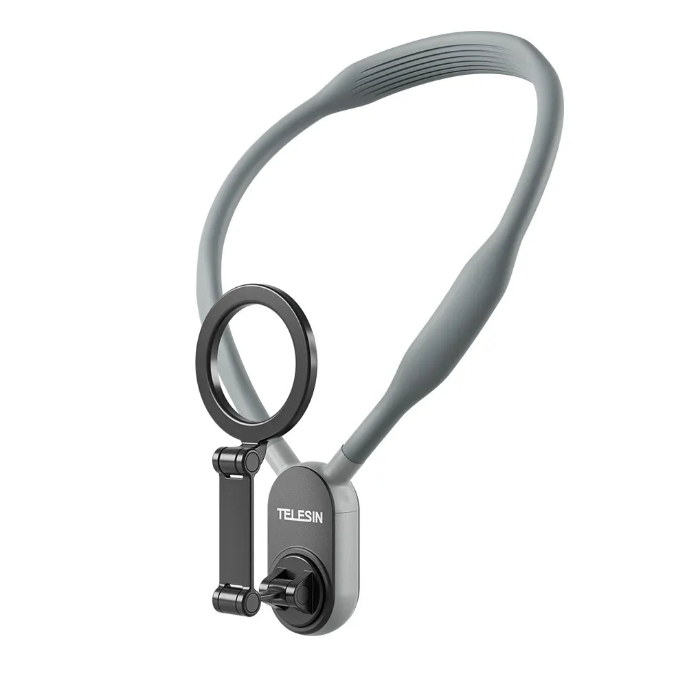 TELESIN Magnetic Neck Holder – Hands-Free Setup with iPhone