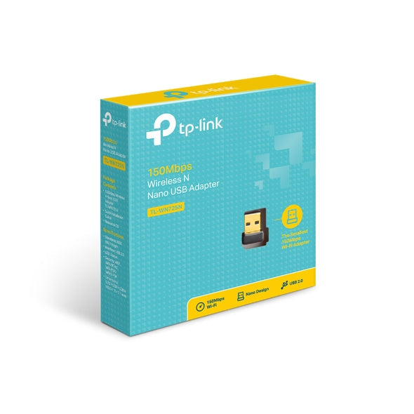 TP-Link TL-WN725N 150Mbps Wireless N Nano USB Adapter – Ultra-Compact WiFi Dongle