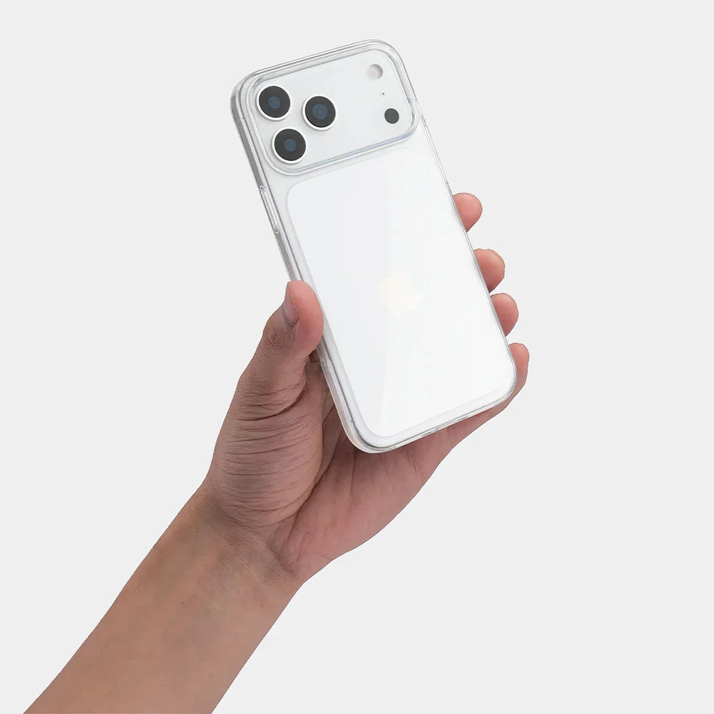 iPhone 17 Series Clear Thin Rubber Case – Slim Transparent Protection