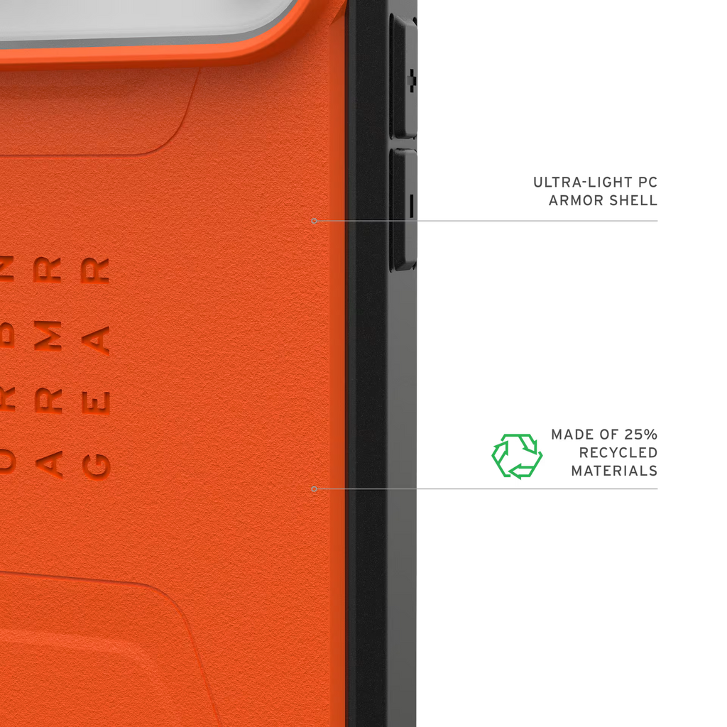 UAG Civilian MagSafe Case – Recycled Materials Badge