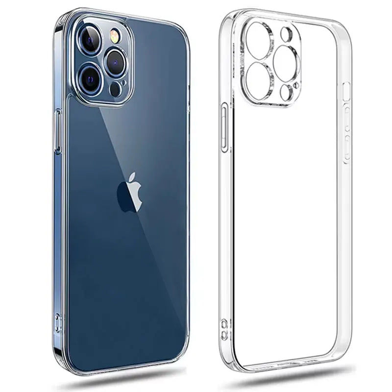 Ultra-thin anti-yellowing iPhone case 0.35mm front view clear