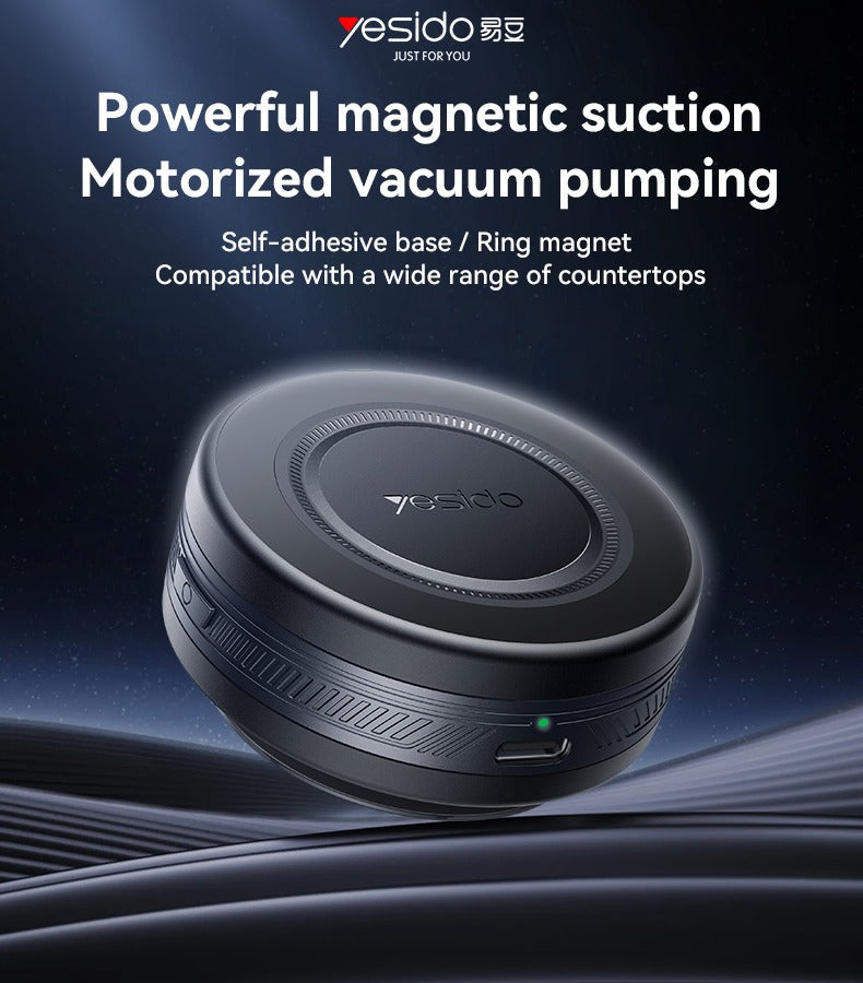 Yesido C223 Electric Vacuum Suction Magsafe Car Holder + Charger