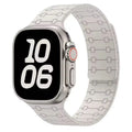 PulseGrip Two-Tone Apple Watch Band – Blue White Dual Color