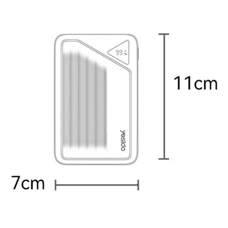 YESIDO YP82 10000mAh Power Bank with Digital Display – 22.5W