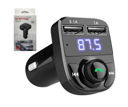 Bluetooth FM Transmitter – Wireless Music Streaming & Hands-Free Calling
