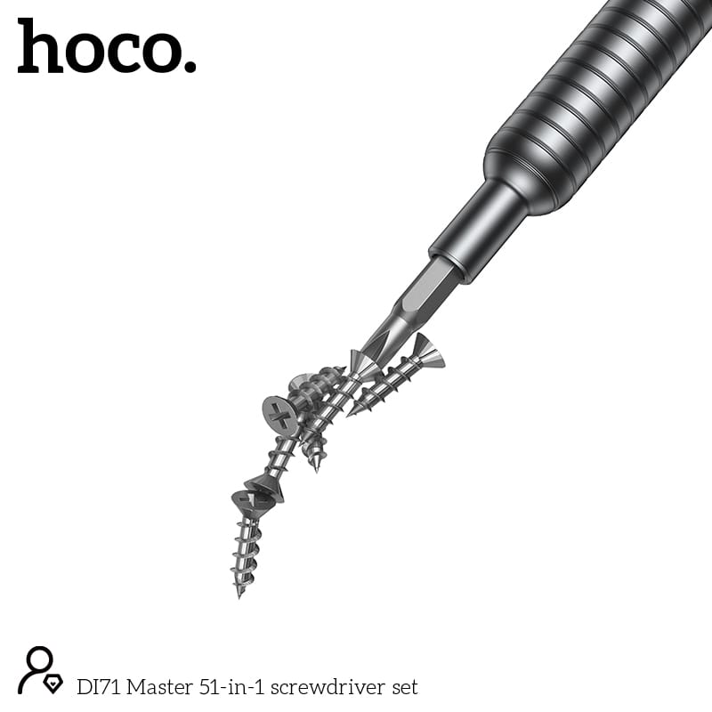 HOCO DI71 precision kit handle with magnetic bit holder attached