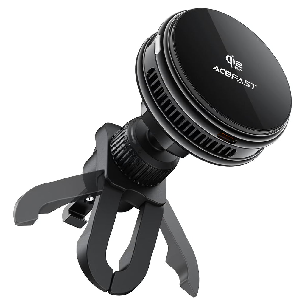 Qi2 25W Wireless Car Charger – Acefast D66 Magnetic Vent Mount