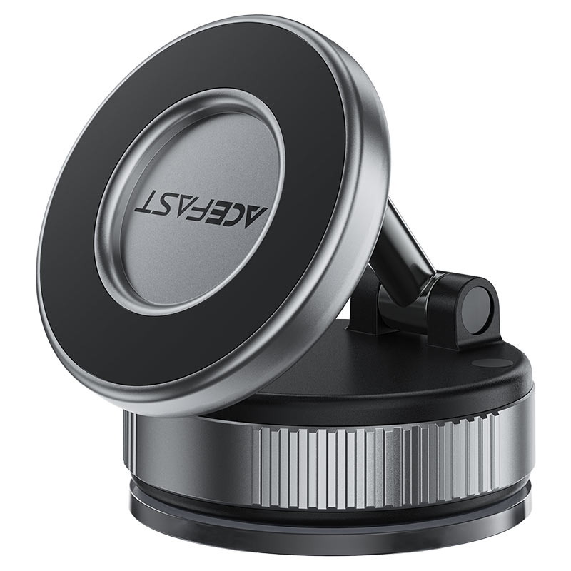 Compact ACEFAST magnetic car holder with sleek design.
