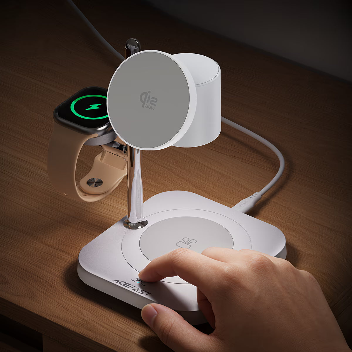 ACEFAST E39 fast wireless charger for desktop use
