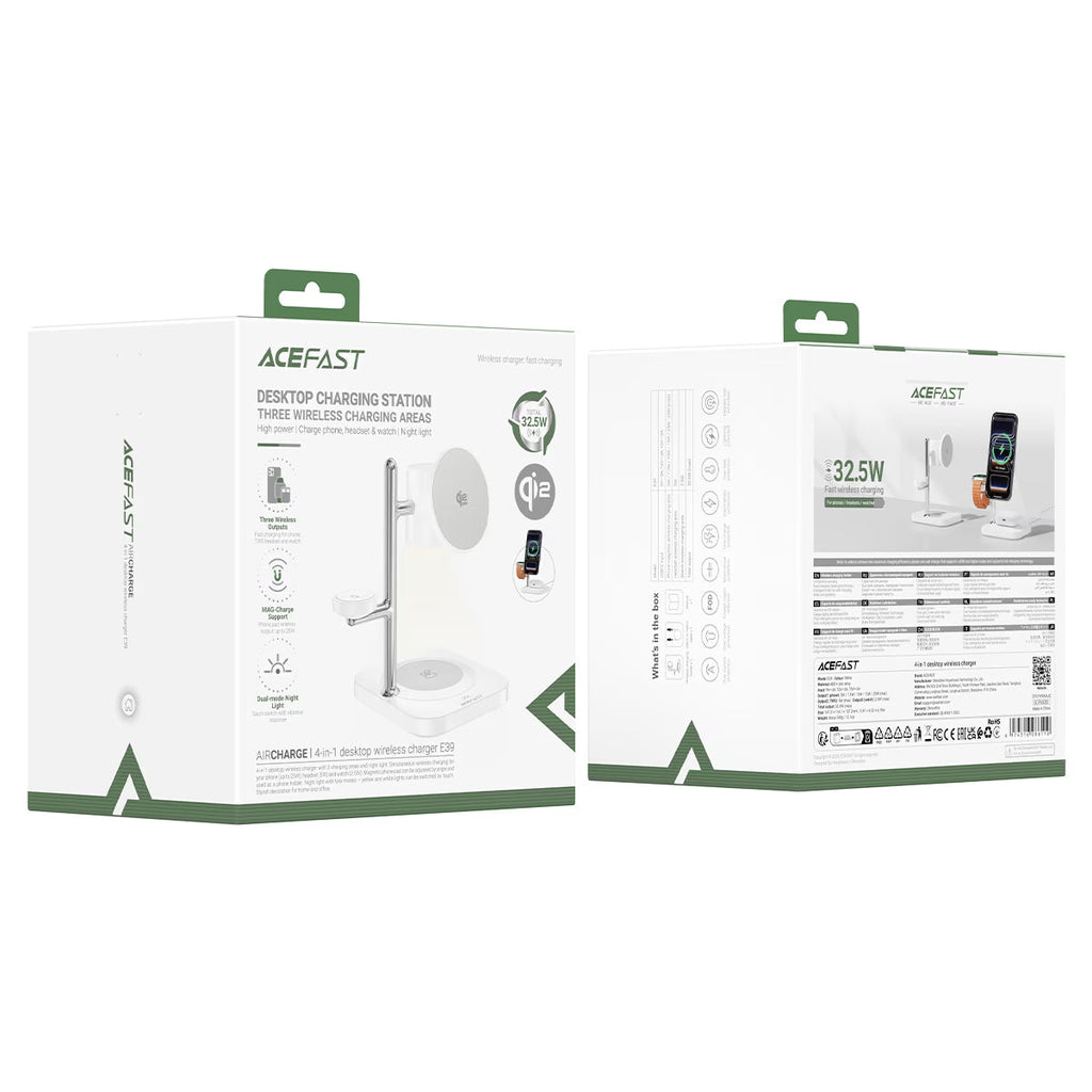 Desktop Fast Wireless Charging 4-in-1 Station ACEFAST E39